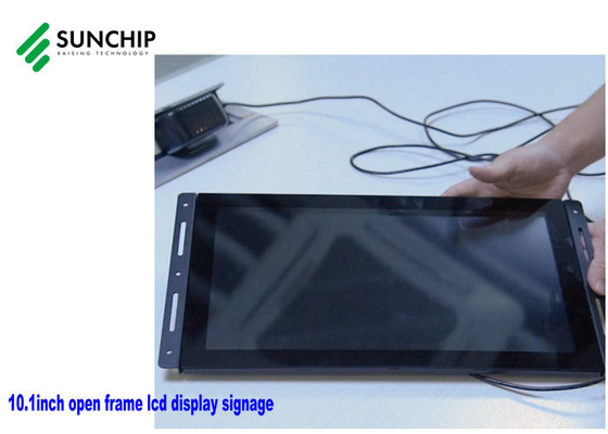 LCD Open Frame Digital Signage Trình phát quảng cáo kim loại Màn hình LCD công nghiệp