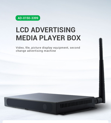 Quảng cáo LCD HD Media Player Box Vật liệu kim loại Hệ thống vận hành Android 7.1
