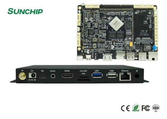 Chipset lõi tứ RK3288 với Android 6.0 EDP LVDS Ethernet Hộp đầu phát phương tiện truyền thông HD Linux Android