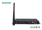 Hộp kim loại đen Digital Signage Media Player Hỗ trợ đầu ra HD WIFI BT Ethernet 4G