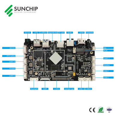 Màn hình cảm ứng tương tác Bo mạch chủ Rockchip RK3566 Quad Core LVDS HD-MI 4K Arm Bo mạch chủ Android