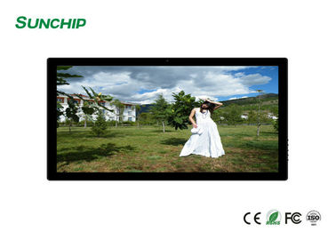 55 "65" Bảng hiệu kỹ thuật số LCD ngoài trời trong nhà Treo tường 2GB RAM 8GB ROM Ethernet
